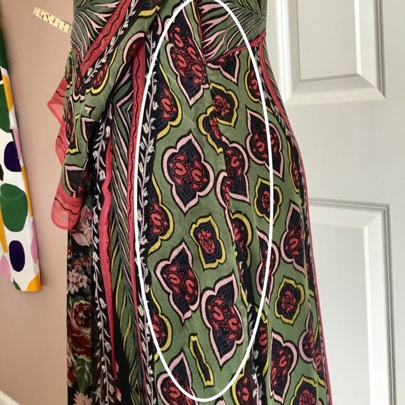 Silk 70s style vintage Ross dress - Picture 8 of 8